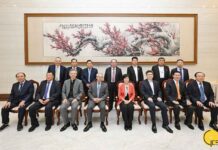 澳门特区行政长官岑浩辉与中国驻印尼大使王鲁彤会面