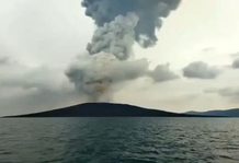 喀拉喀托之子火山再喷发两次 班达楠榜呼吸道感染病例增至716例